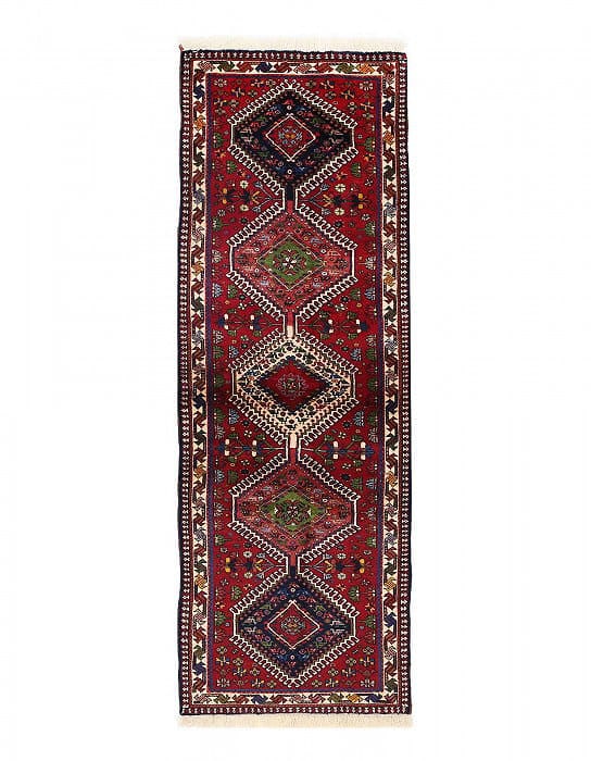 Fine Hand Hand Knotted Persian Yalameh runner 2'X 6'3": Fine Hand Hand Knotted Persian Yalameh runner 2'X 6'3" - NEW, Yalameh, Hand-Knotted, Lamb's Wool, 300 -D13543- 862.This item is part of our fine auction collection which includes many fine home access