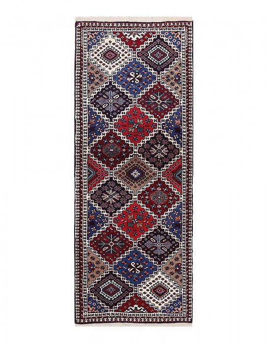 Fine Hand Hand Knotted Persian Yalameh runner 1'9"X 4'6": Fine Hand Hand Knotted Persian Yalameh runner 1'9"X 4'6" - NEW, Yalameh, Hand-Knotted, Lamb's Wool, 300 -D13544- 862.This item is part of our fine auction collection which includes many fine home acce