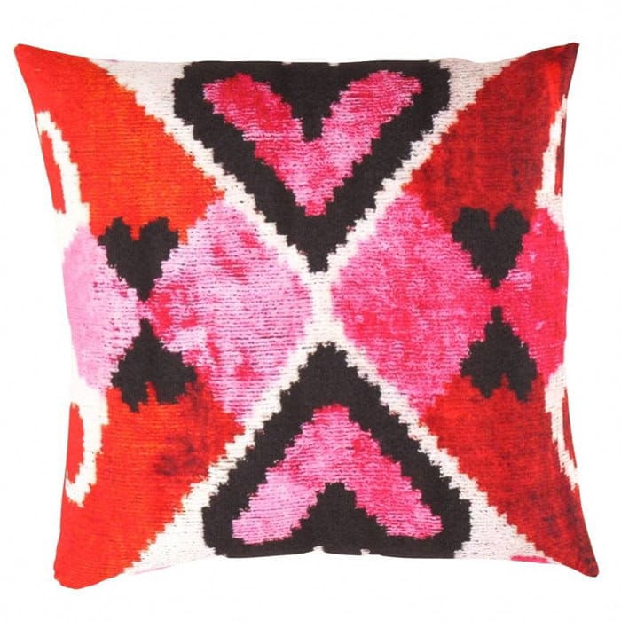 Pasargad Turkish Style Ikat Pillow 20'' x 20'': Pasargad Turkish Style Ikat Pillow 20'' x 20'' - New, Ikat, Handmade , Pure Silk, 300 -TSP 310 M- 862.This item is part of our fine auction collection which includes many fine home accessories includi