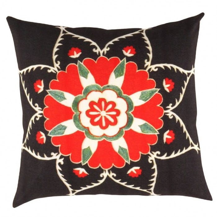 Turkish Suzani Design Pillow 20"x20" (1 of 2)