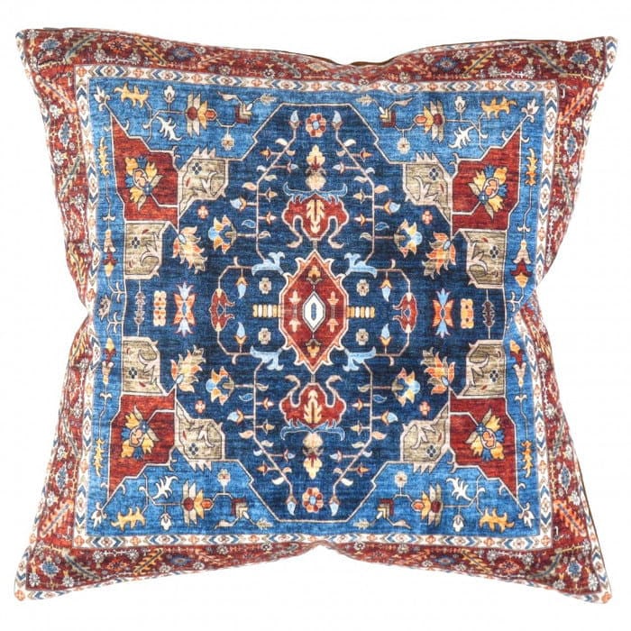 Pasargad velvet Throw Pillow 16'' X 16'': Pasargad velvet Throw Pillow 16'' X 16'' - New, Serapi, Hand-made, Velvet Silk, 300 -TIR M319- 862.This item is part of our fine auction collection which includes many fine home accessories including 