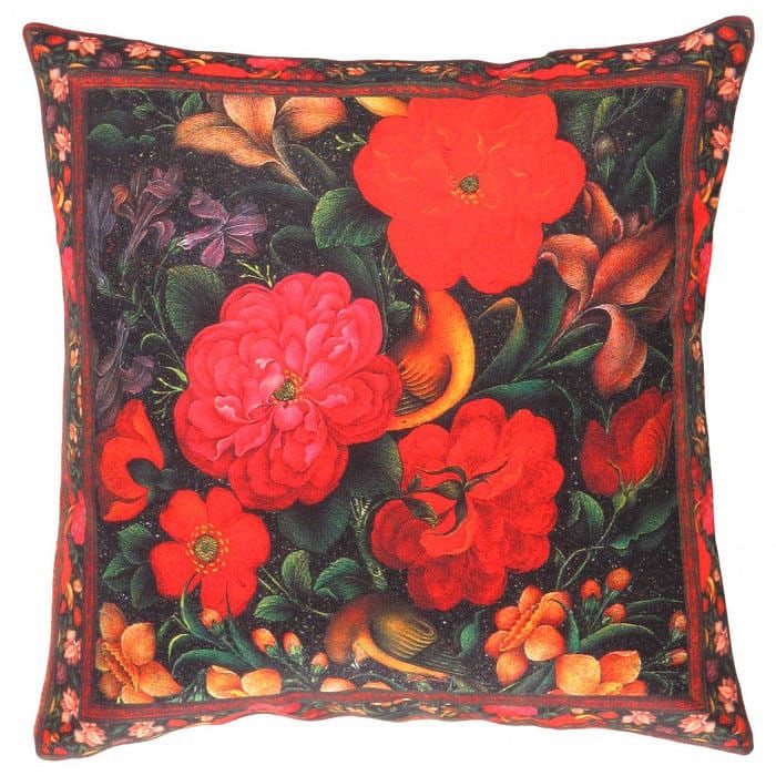 Pasargad velvet Throw Pillow 16'' X 16": Pasargad velvet Throw Pillow 16'' X 16" - New, Isfahan, Handmade , Velvet Silk, 300 -TIR 337- 862.This item is part of our fine auction collection which includes many fine home accessories including a