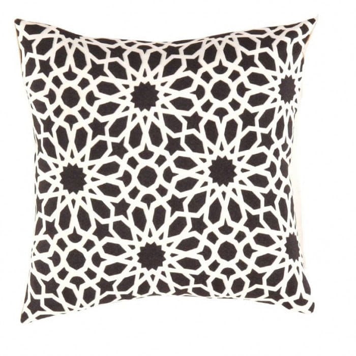Black Color Turkish Silk Pillow - 16'' X 16''X 4'': Black Color Turkish Silk Pillow - New, Ikat, Hand-Woven, V. Silk, 300 -PPS20- 862.This item is part of our fine auction collection which includes many fine home accessories including antique rugs, vin