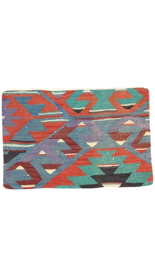 Vintage Hand Knotted Pillow k11 16" x 24": Vintage Hand Knotted Pillow k11 16" x 24" - New, Turkish, Hand-made, Lamb's Wool, 300 -K11- 862.This item is part of our fine auction collection which includes many fine home accessories including ant