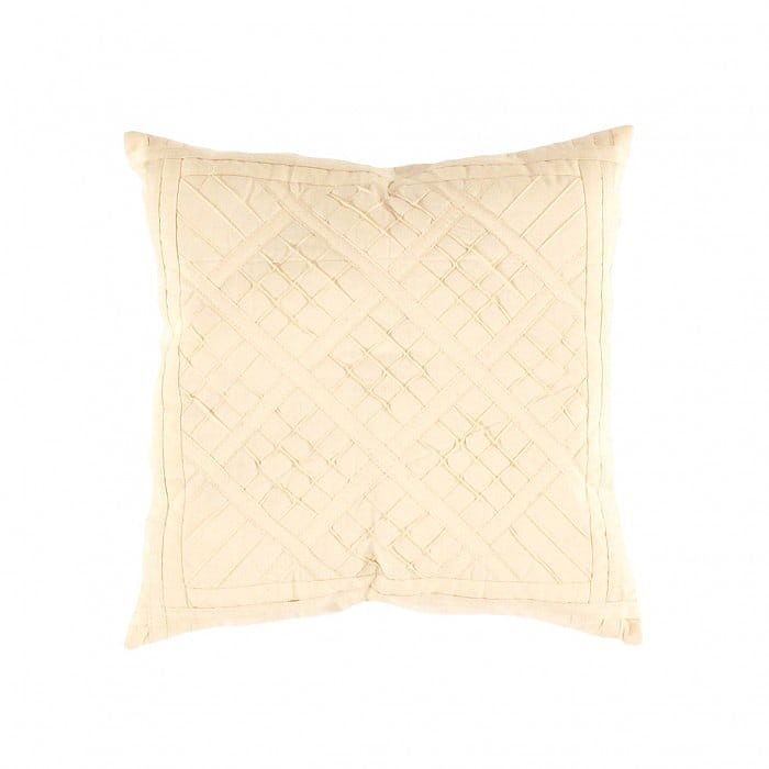 Indian White Color Cotton Pillow - 16”W X 16”D X 3”H: Indian White Color Cotton Pillow - New, Modern, Handmade, Cotton, 300 -IC 1- 862.This item is part of our fine auction collection which includes many fine home accessories including antique rugs, vint