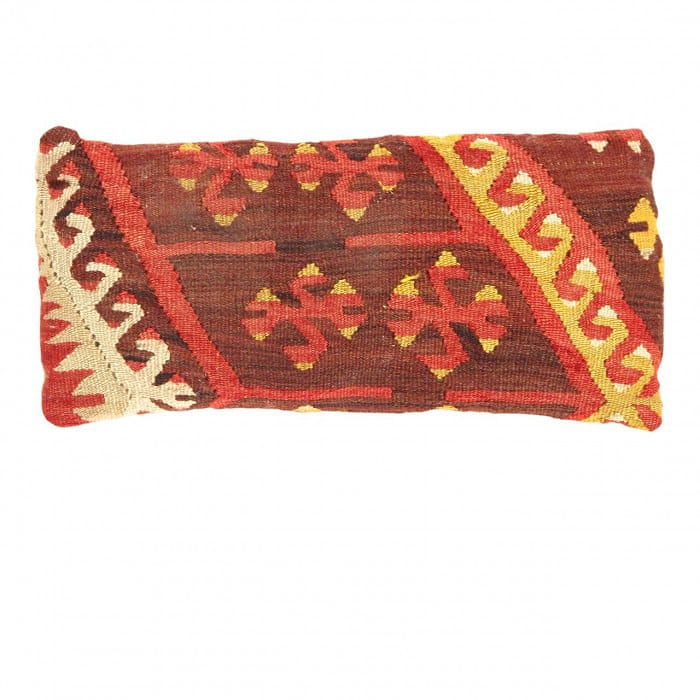 Vintage Turkish Pasargad Hand Knotted Pillow 8"X 16" (1 of 2)