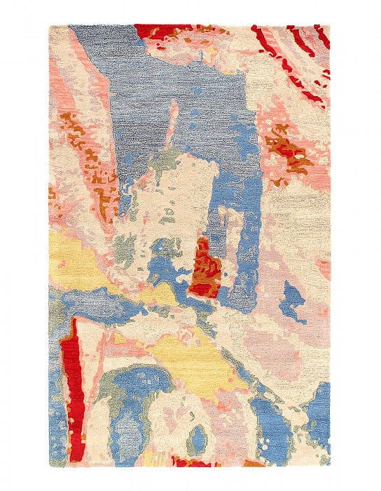 Fine Hand Tufted Abstract rug 5' X 8' (1 of 3)