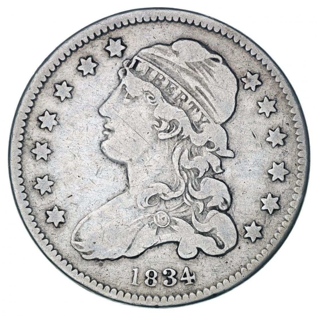 1835 Capped Bust Quarter: .