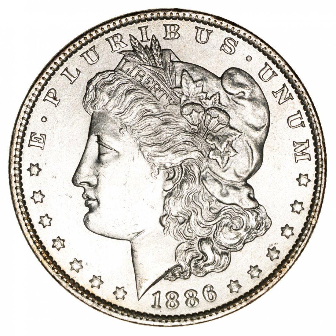 1886 Morgan Dollar BU (1 of 2)