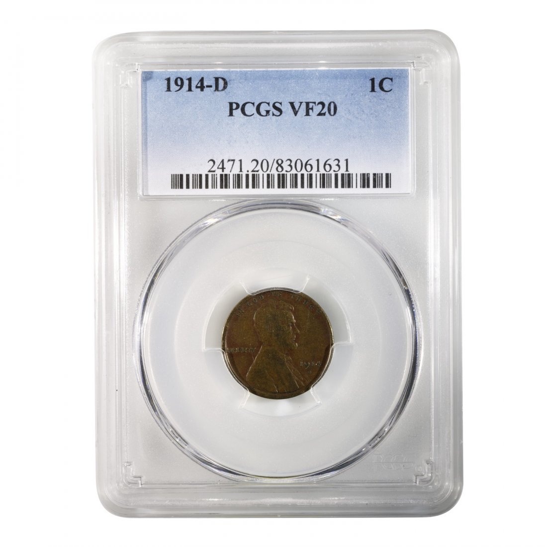 1914-D Lincoln Cent PCGS VF-20 (1 of 2)