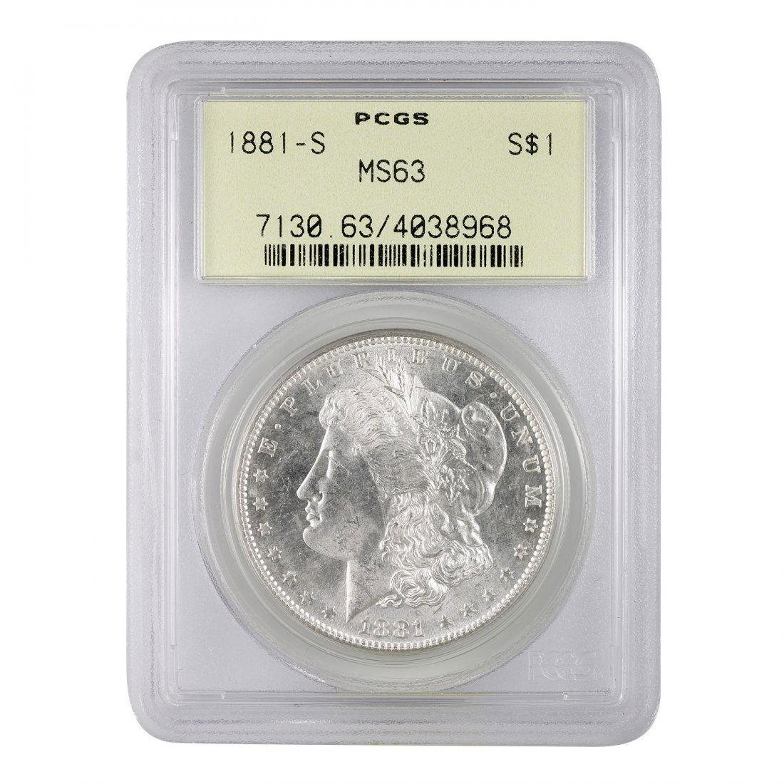 1881-S Morgan Dollar PCGS MS-63 (1 of 2)