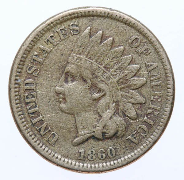 1860 Indian Head Cent. Rounded bust (1 of 2)