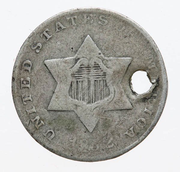 1852 Silver Three Cents (1 of 2)