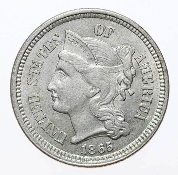 1865 Nickel Three Cents (1 of 2)