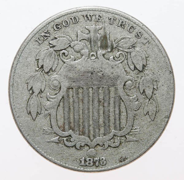 1873 Shield Nickel. Open 3 (1 of 2)