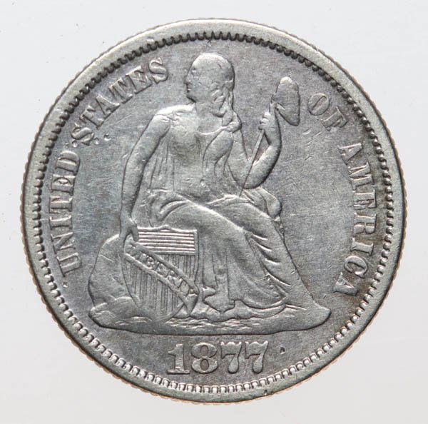 1877 Liberty Seated Dime (1 of 2)