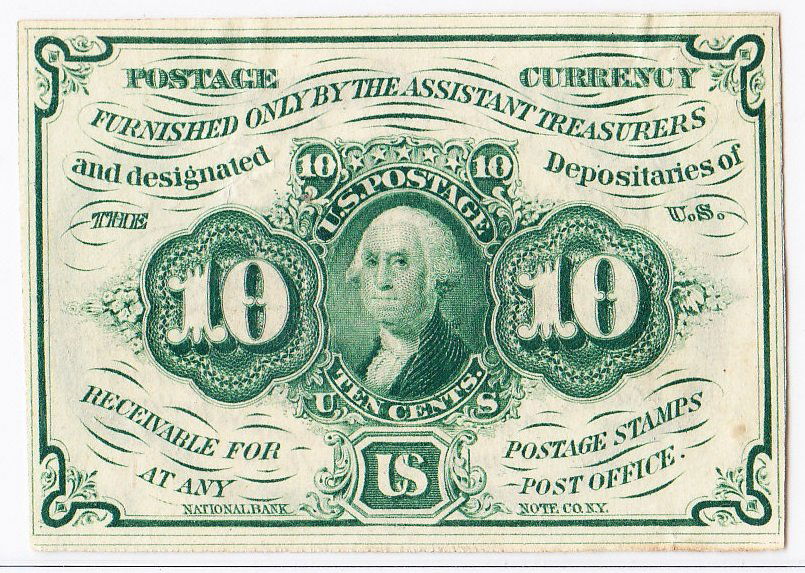 10 Cent Postage Currency (1 of 2)