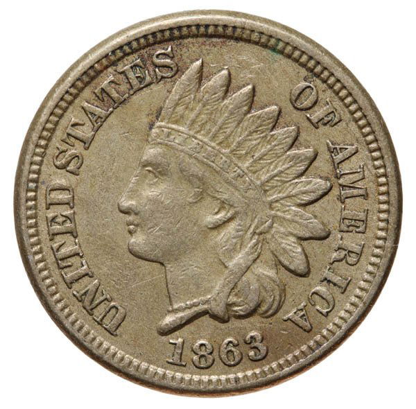 1863 Indian Head Cent (1 of 2)