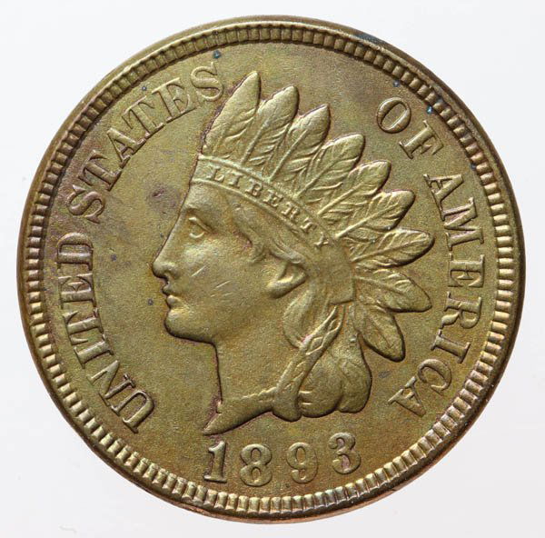 1893 Indian Head Cent (1 of 2)