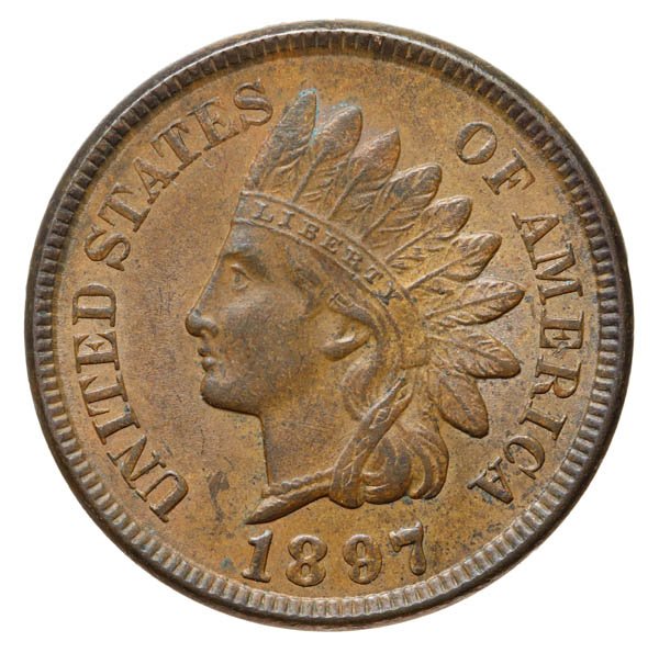 1897 Indian Head Cent (1 of 2)