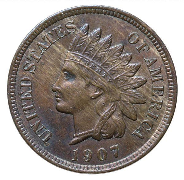 1907 Indian Head Cent (1 of 2)