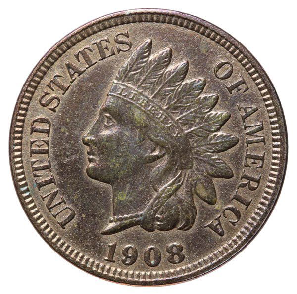 1908 Indian Head Cent (1 of 2)