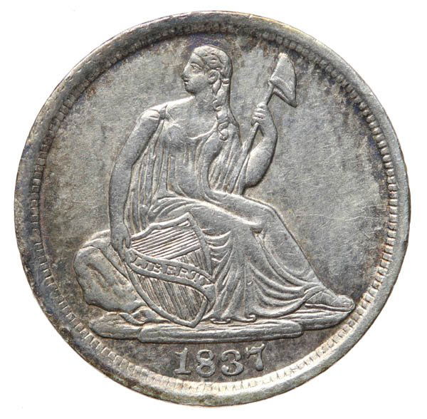 1837 Liberty Seated Half Dime (1 of 2)