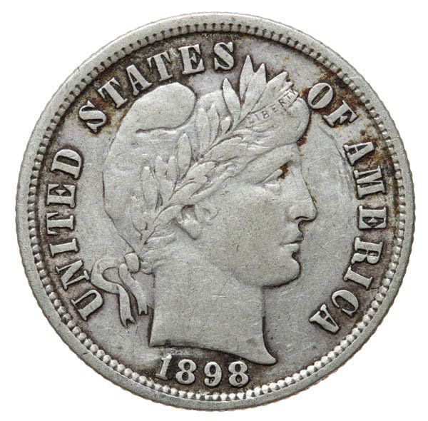 1898 Barber Dime (1 of 2)