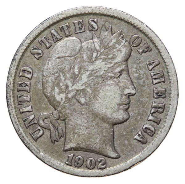 1902 Barber Dime (1 of 2)