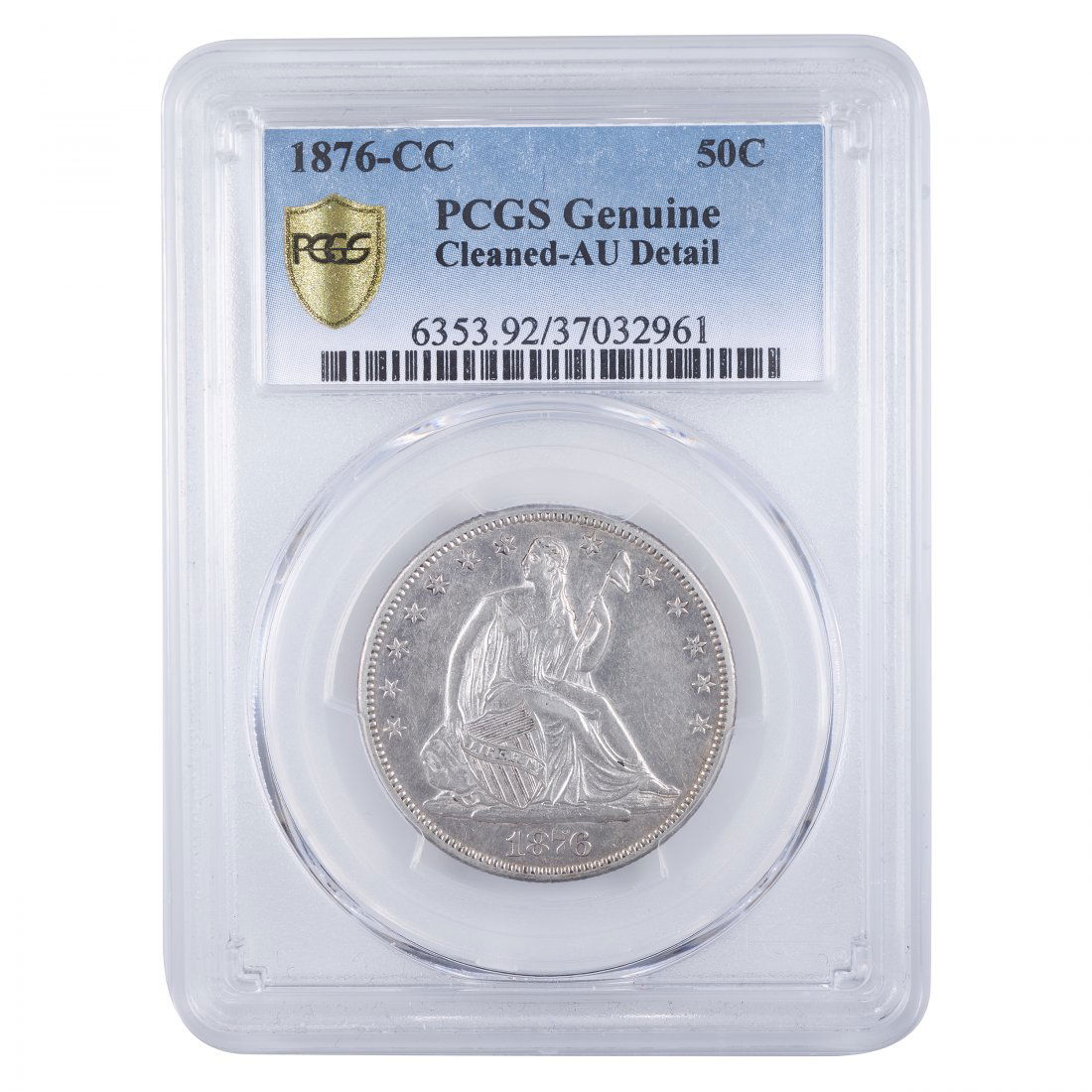 1876-CC Liberty Seated Half Dollar PCGS AU (1 of 4)