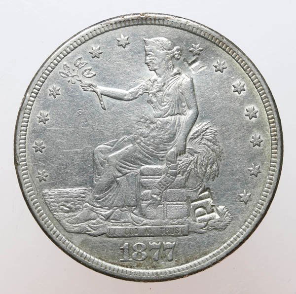 1877-S Trade Dollar Chop Marks (1 of 2)