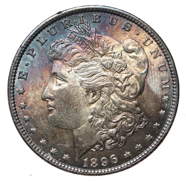 1896 Morgan Dollar Nicely Toned (1 of 2)