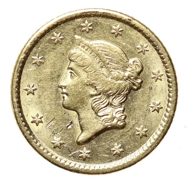 1851 1$ Gold Liberty (1 of 2)