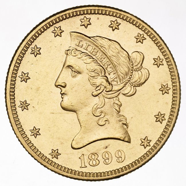1899 $10 Gold Liberty (1 of 2)
