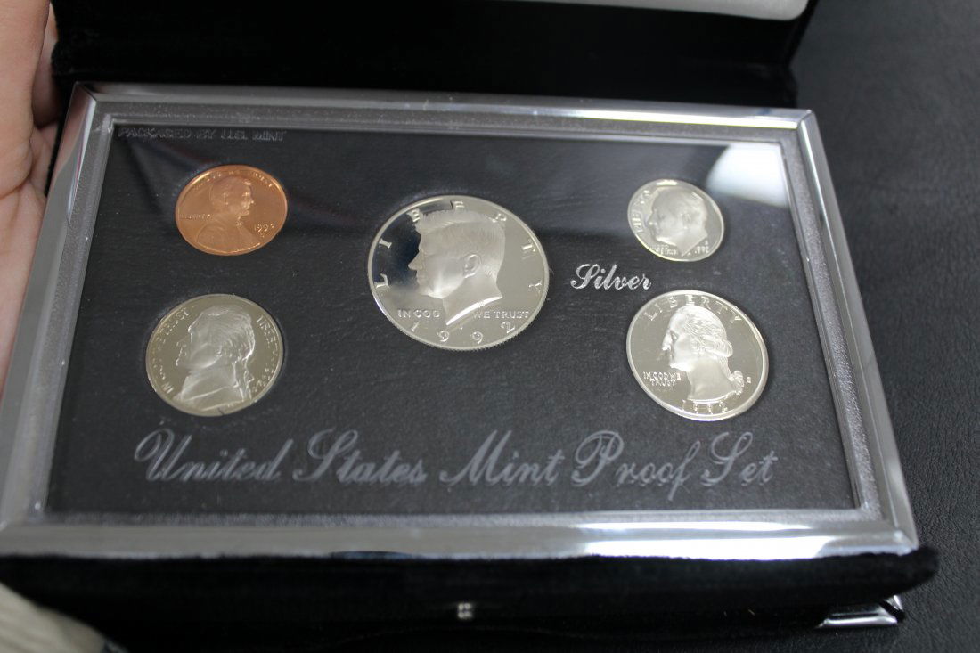 US Mint Premier Silver Proof Set 1992 (1 of 3)