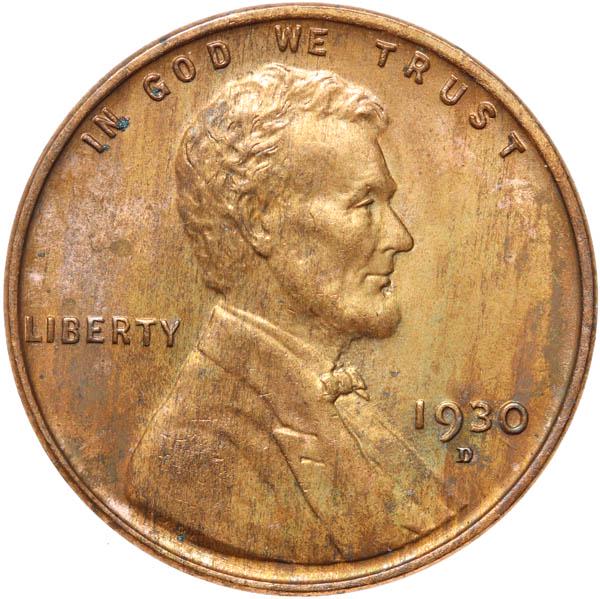 1930-D Lincoln 1c MS65 RD (1 of 2)