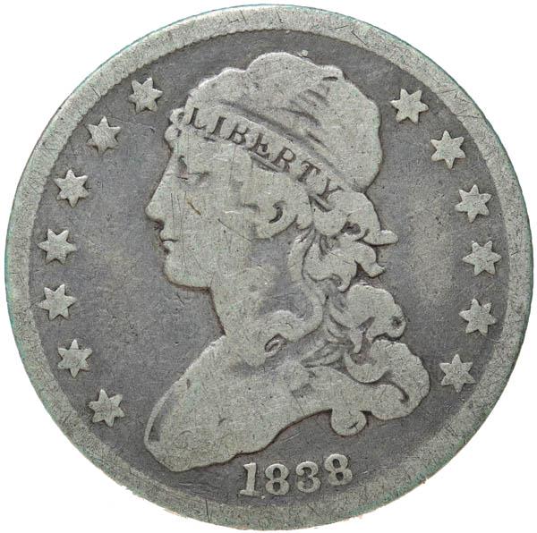 1838 Bust 25c (1 of 2)