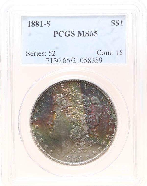 1881-S Morgan $1 PCGS MS-65 (1 of 4)