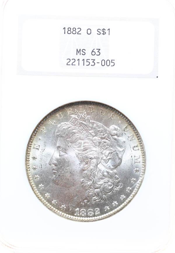 1882-O Morgan $1 NGC MS-63 (1 of 4)
