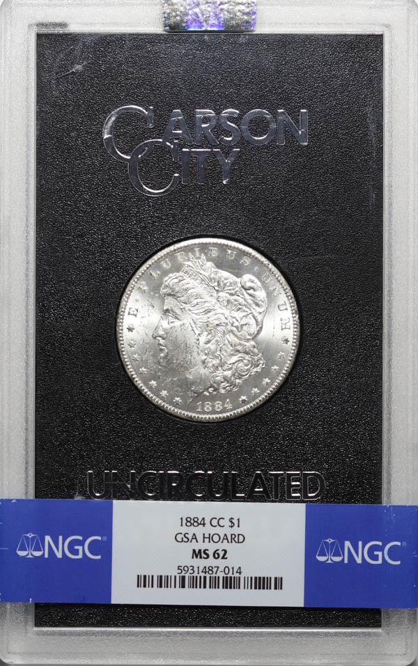1884-CC Morgan $1 NGC MS-62 (1 of 4)