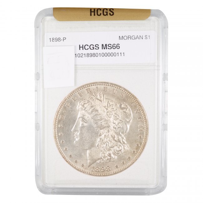 1898 Morgan $1 HCGS MS-66 (1 of 4)