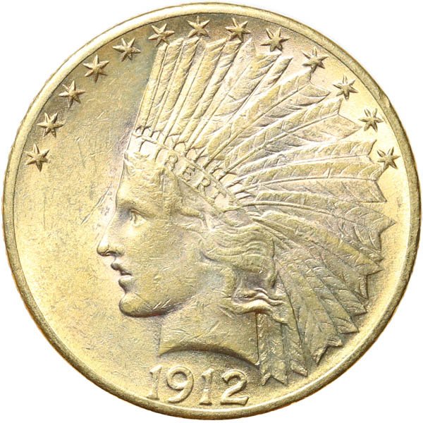 1912 $10 Gold Indian (1 of 2)