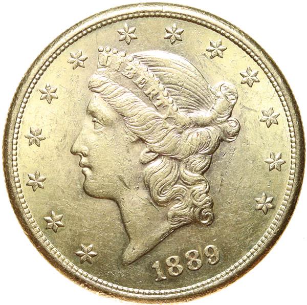 1889-S $20 Gold Liberty (1 of 2)