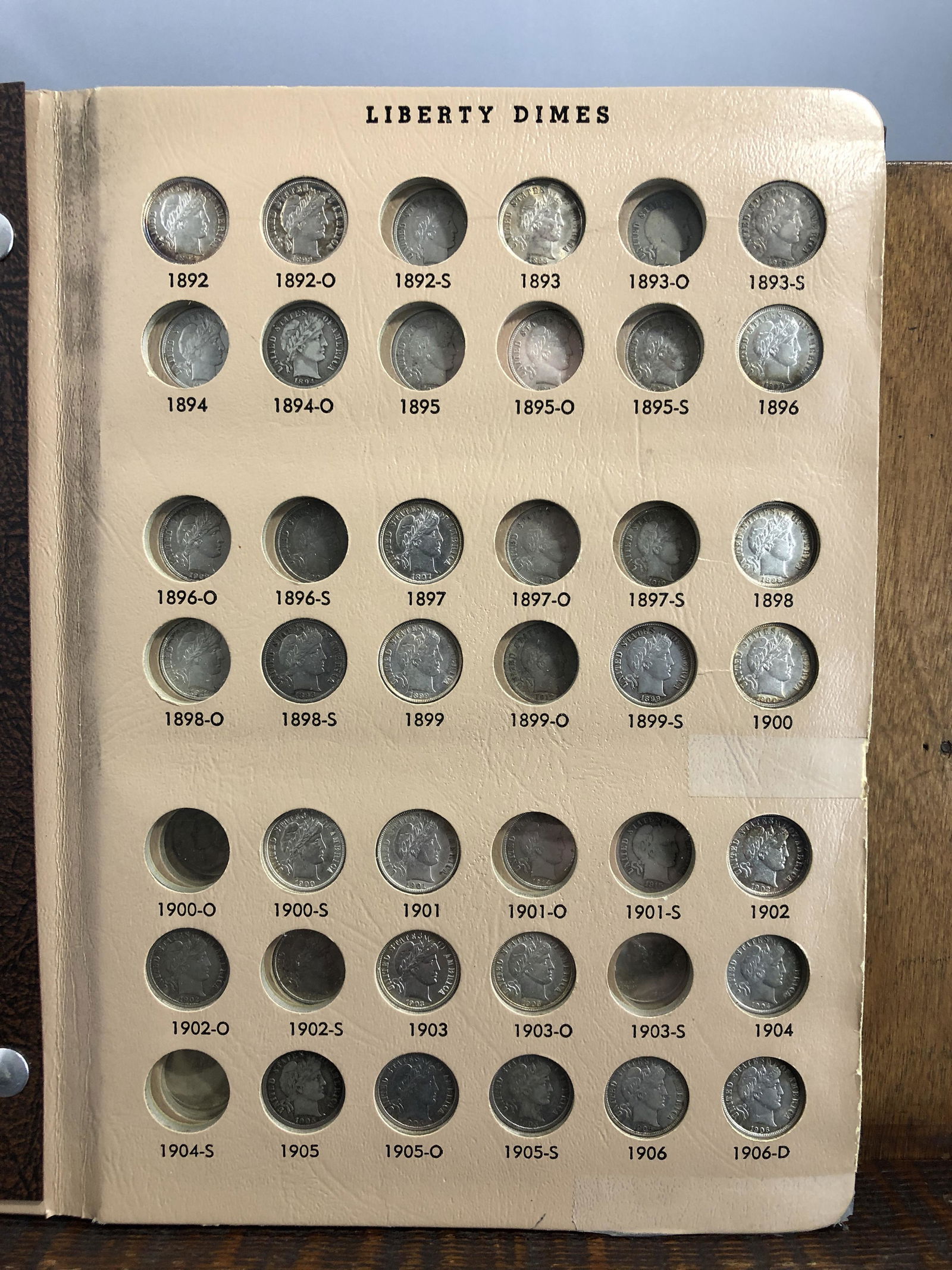 Comprehensive Dimes Collection 1892-1978-D (1 of 10)