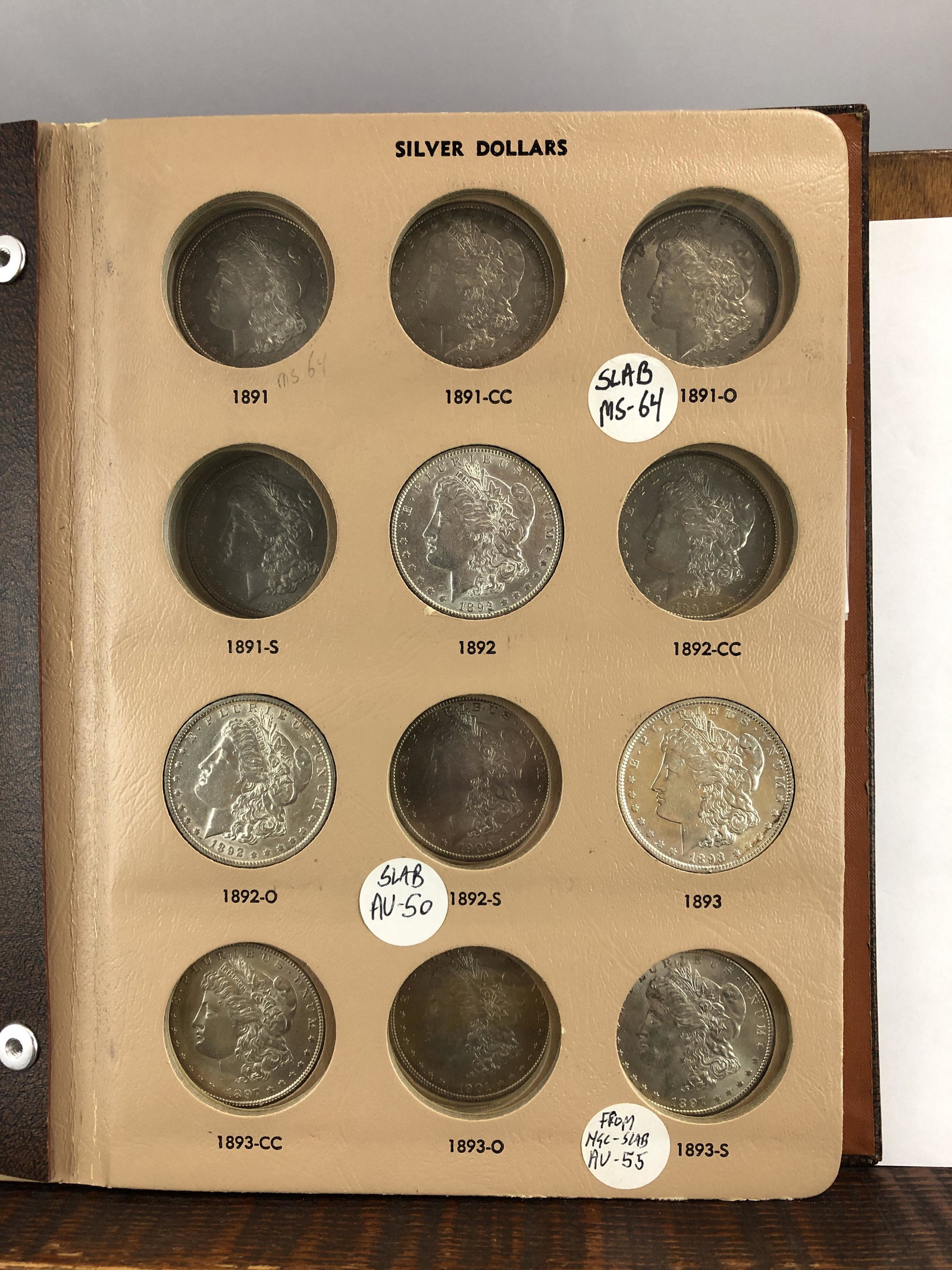 Morgan Dollar Collection 1892//1921-S (1 of 8)
