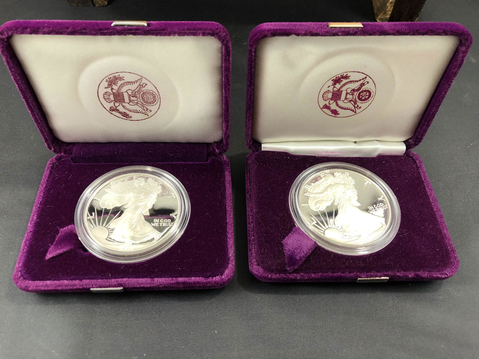 1987 American Silver Eagle 1 Ounce Proof Lot of 2 (1 of 2)