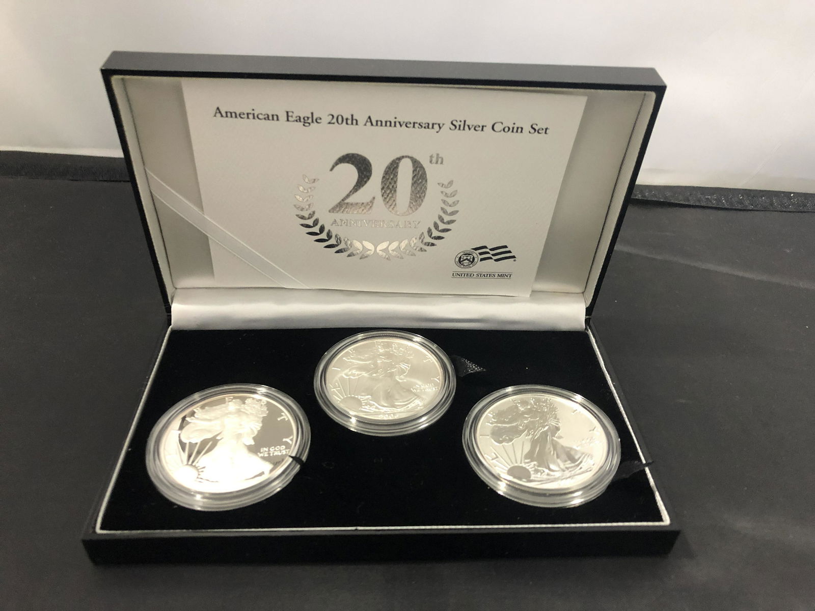 American Eagle 20th Anniversary Silver 3 Coin Set 2006 (1 of 4)