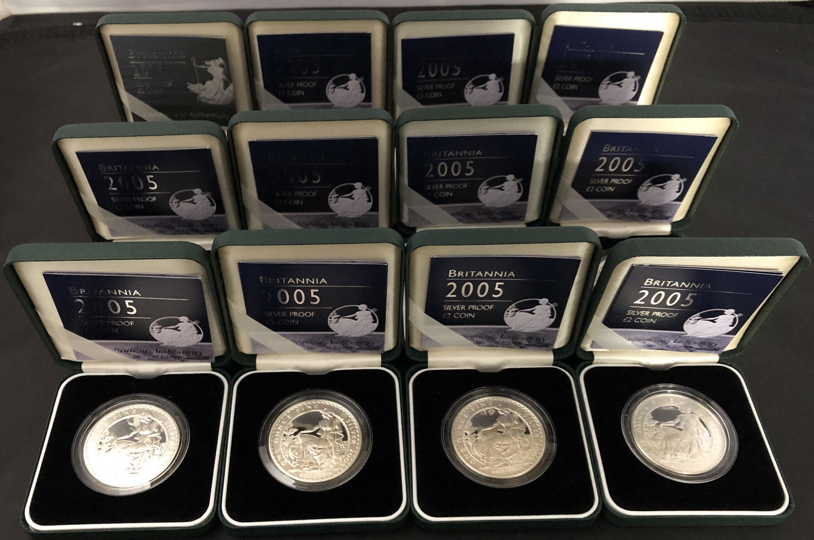 Great Britain 2005 & 2006 Silver Proof Coin Lot of 12 (1 of 4)