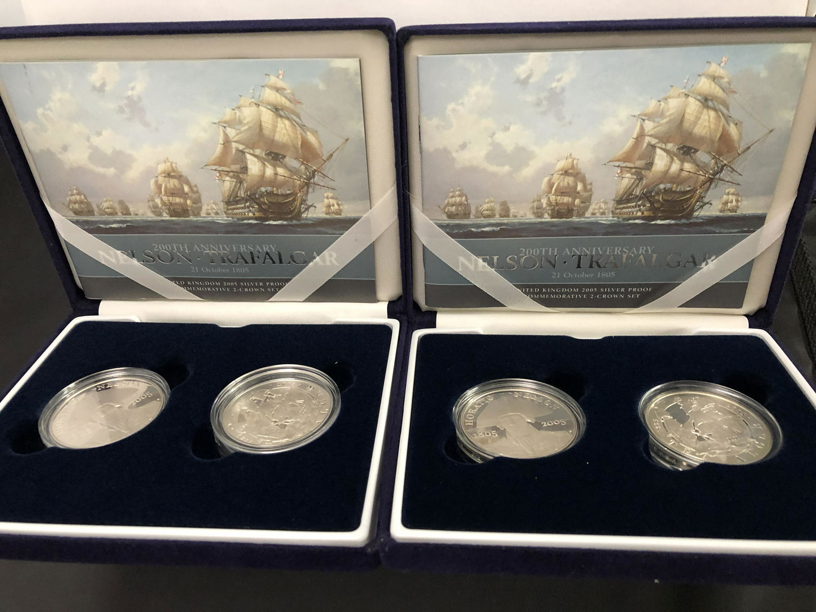 Great Britain 2005 Silver Proof Commem. 2 Crown Set (2) (1 of 4)