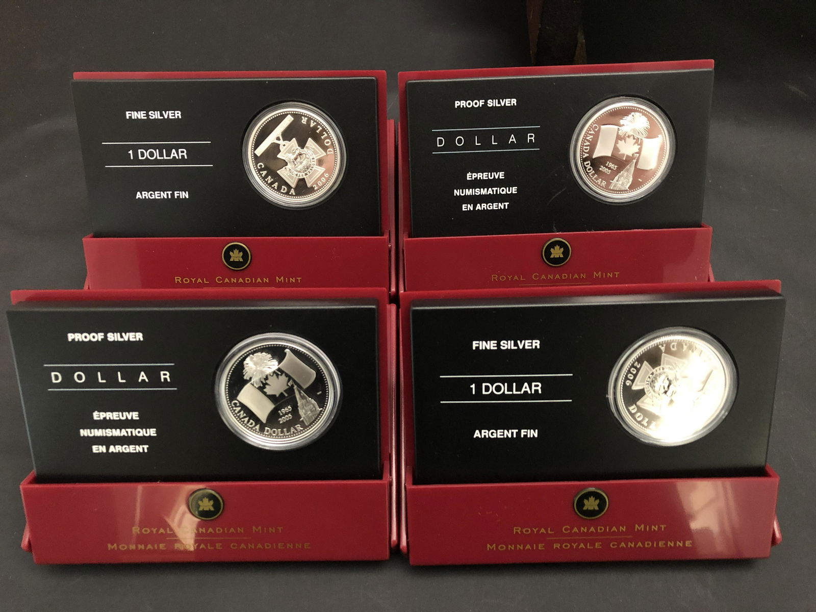 Canada RCM 2006 Silver Dollar Lot of 4 (1 of 2)